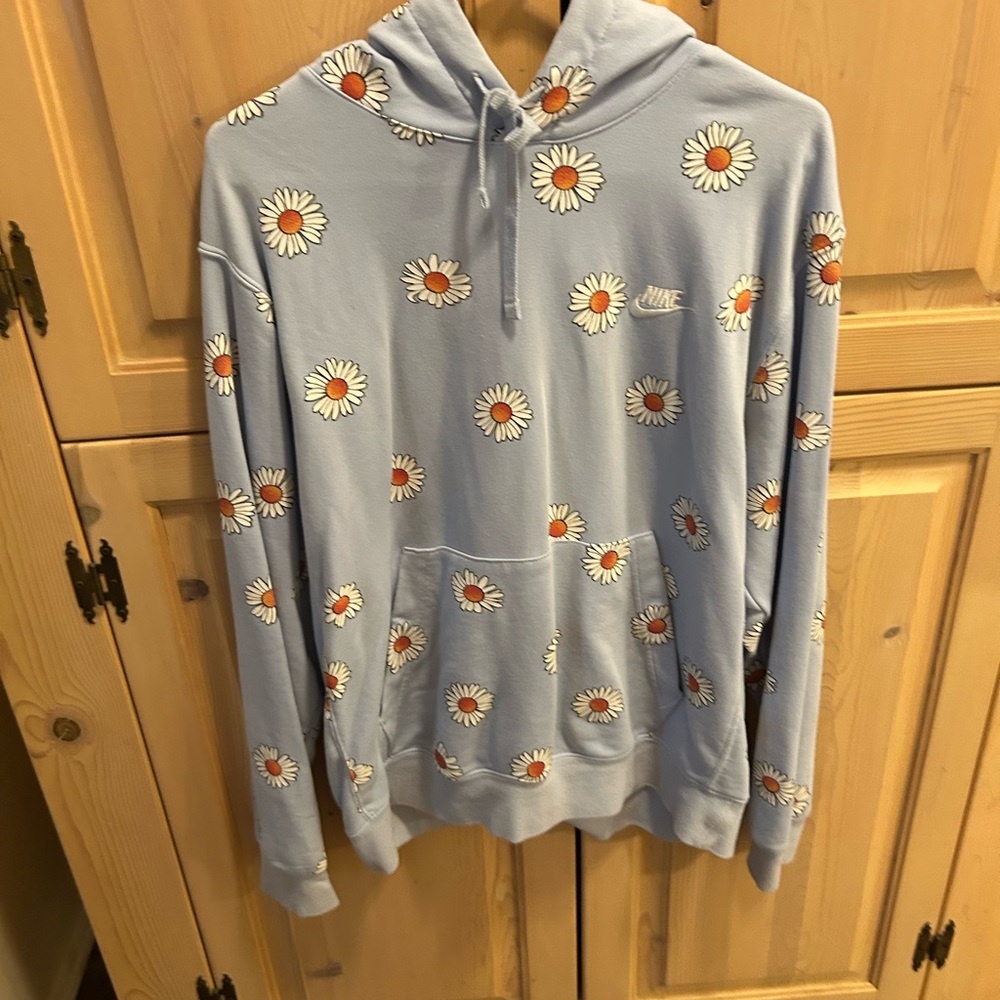 Nike Light Blue Daisy Men's Hoodie